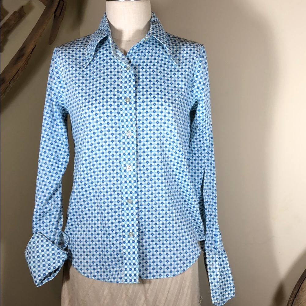 Vintage women’s shirt - wide cuffs, cute design